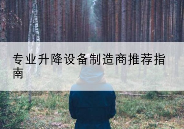 杨陵电动剪叉升降平台厂家-专业升降设备制造商推荐指南